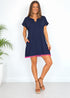 The Fitted Kaftan - Perfect Navy