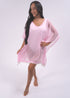 Beach Kaftan O/S The Beach Kaftan - Ice Pink Chiffon dubai outfit dress brunch fashion mums