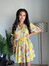 Beach Kaftan The Leah Dress - Summer Yellow Floral dubai outfit dress brunch fashion mums