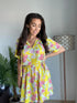 Beach Kaftan The Leah Dress - Summer Yellow Floral dubai outfit dress brunch fashion mums