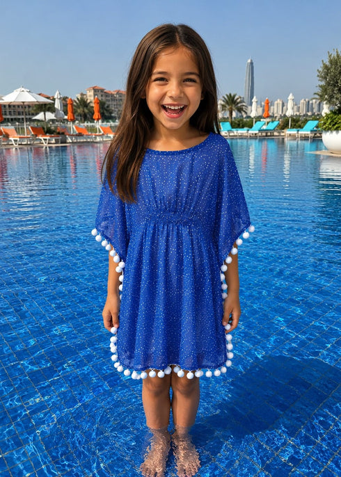 Beach Kaftan The Little Kaftan - Sky Splash dubai outfit dress brunch fashion mums