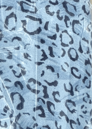 Dress The Dream Dress - Baby Blue Leopard dubai outfit dress brunch fashion mums