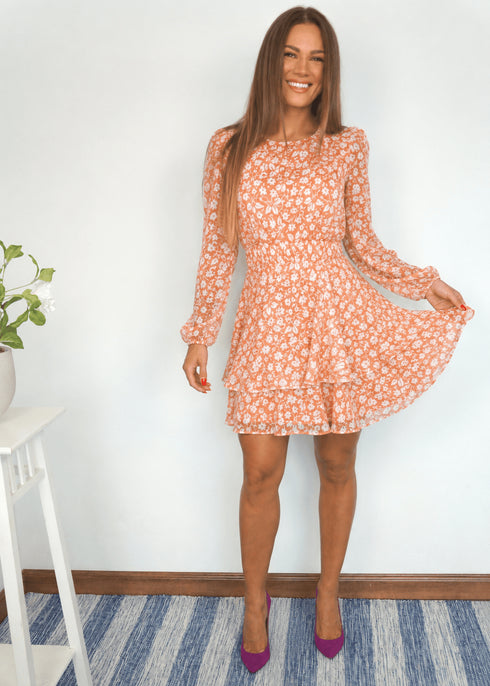 Dress The Dream Dress - Peach Sundae dubai outfit dress brunch fashion mums
