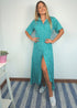 Dress The Fitted Shirt Dress - Emerald Mountains dubai outfit dress brunch fashion mums