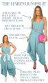 Dress O/S The Harem Jumpsuit - Classic Raspberry dubai outfit dress brunch fashion mums