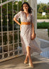 Dress The Maxi Wrap Dress - Blushing Leo dubai outfit dress brunch fashion mums