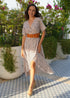 Dress The Maxi Wrap Dress - Blushing Leo dubai outfit dress brunch fashion mums