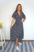 Dress The Maxi Wrap Dress - Indigo Garden dubai outfit dress brunch fashion mums