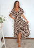 Dress The Maxi Wrap Dress - Leopard Love dubai outfit dress brunch fashion mums