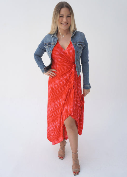 Dress The Maxi Wrap Dress - Lipstick Waves dubai outfit dress brunch fashion mums