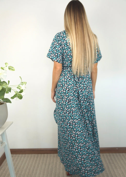 Dress The Maxi Wrap Dress - Midsummer Breeze dubai outfit dress brunch fashion mums