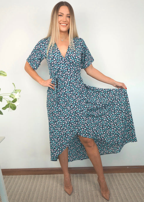 Dress The Maxi Wrap Dress - Midsummer Breeze dubai outfit dress brunch fashion mums