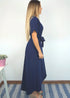 Dress The Maxi Wrap Dress - Perfect Navy dubai outfit dress brunch fashion mums