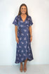 Dress The Maxi Wrap Dress - Pink Indigo dubai outfit dress brunch fashion mums