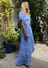 Dress The Maxi Wrap Dress - Santorini Diamonds dubai outfit dress brunch fashion mums