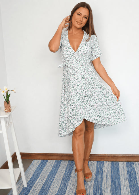 Dress The Midi Wrap Dress - Lilac Lanes dubai outfit dress brunch fashion mums