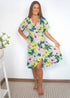 Dress The Midi Wrap Dress - Pink Sunshine dubai outfit dress brunch fashion mums