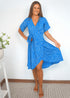 Dress The Midi Wrap Dress - Royal Weekend dubai outfit dress brunch fashion mums