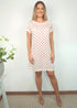 Dress The Mini Anywhere Dress - Lipstick Polka dubai outfit dress brunch fashion mums