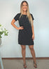 Dress The Mini Anywhere Dress - Midnight Black dubai outfit dress brunch fashion mums