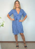 Dress The Mini Wrap Dress - Ditsy Royal dubai outfit dress brunch fashion mums
