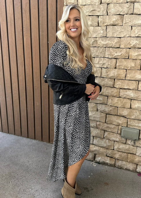 Dress The Pleated Wrap Dress - Fantasy Nights Pleats dubai outfit dress brunch fashion mums