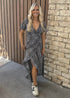 Dress The Pleated Wrap Dress - Fantasy Nights Pleats dubai outfit dress brunch fashion mums