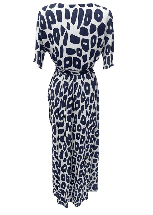 Dress The Pleated Wrap Dress - Indigo City Pleats dubai outfit dress brunch fashion mums