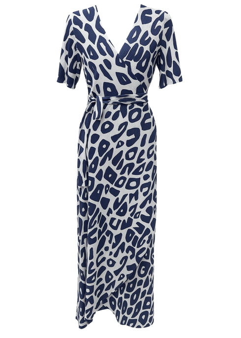 Dress The Pleated Wrap Dress - Indigo City Pleats dubai outfit dress brunch fashion mums