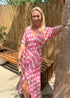 Dress The Pleated Wrap Dress - Strawberry Pleats dubai outfit dress brunch fashion mums
