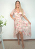 Dress The Satin Wrap Dress - Perfect Pinks dubai outfit dress brunch fashion mums