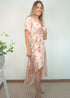 Dress The Satin Wrap Dress - Perfect Pinks dubai outfit dress brunch fashion mums