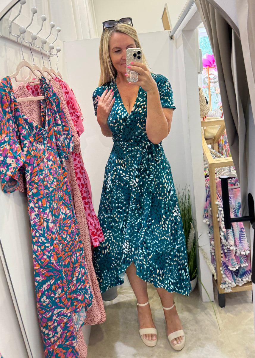 The Stretch Wrap Dress