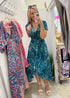 Dress The Stretch Wrap Dress - Teal Dream dubai outfit dress brunch fashion mums