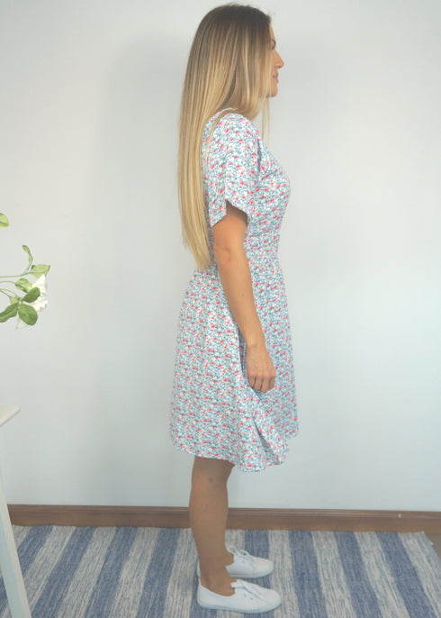 Dresses The Short Helen Dress - Summertime Tulips dubai outfit dress brunch fashion mums