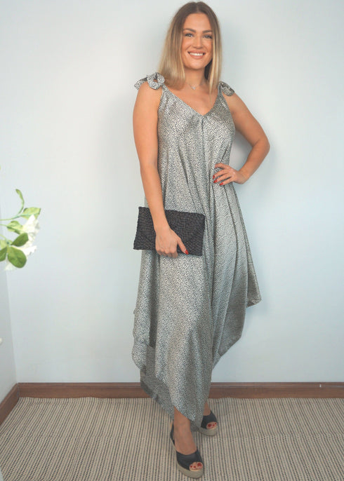 Jumpsuit O/S The Harem Jumpsuit - Champagne Leopard dubai outfit dress brunch fashion mums