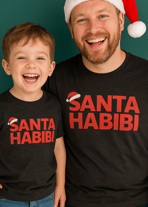 Santa Habibi - The Kids Christmas Tee dubai outfit dress brunch fashion mums