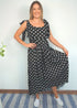 The Bordeaux Maxi - City Polka dubai outfit dress brunch fashion mums