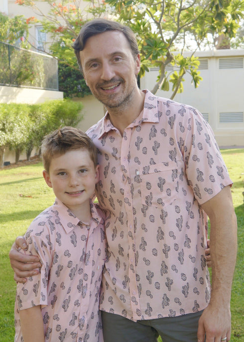 The Boy's Casual Shirt - Pink Cactus dubai outfit dress brunch fashion mums