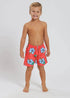 The Boy's Swim Shorts - Orange Hibiscus dubai outfit dress brunch fashion mums
