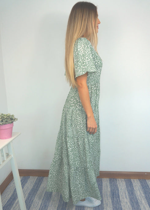 The Brighton Maxi Dress - Boho Sage dubai outfit dress brunch fashion mums