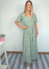 The Brighton Maxi Dress - Boho Sage dubai outfit dress brunch fashion mums