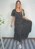 The Brighton Maxi Dress - City Polka dubai outfit dress brunch fashion mums