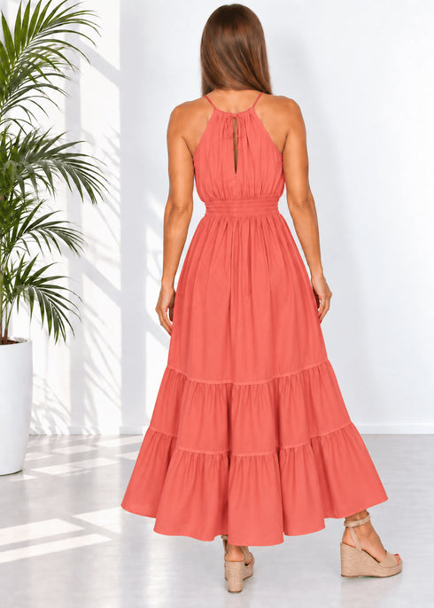 The California Maxi - Cy Coral dubai outfit dress brunch fashion mums
