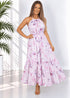 The California Maxi - Feathered Floral dubai outfit dress brunch fashion mums