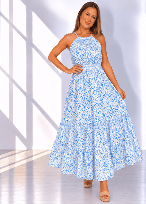 The California Maxi - Ocean Spots dubai outfit dress brunch fashion mums