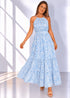 The California Maxi - Ocean Spots dubai outfit dress brunch fashion mums