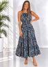 The California Maxi - Peacock Sky dubai outfit dress brunch fashion mums