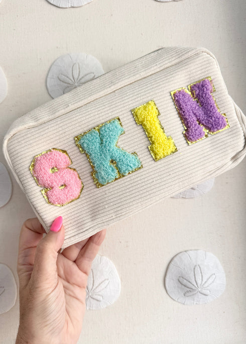 Pouch Only The Corduroy Pouch - Skin White dubai outfit dress brunch fashion mums