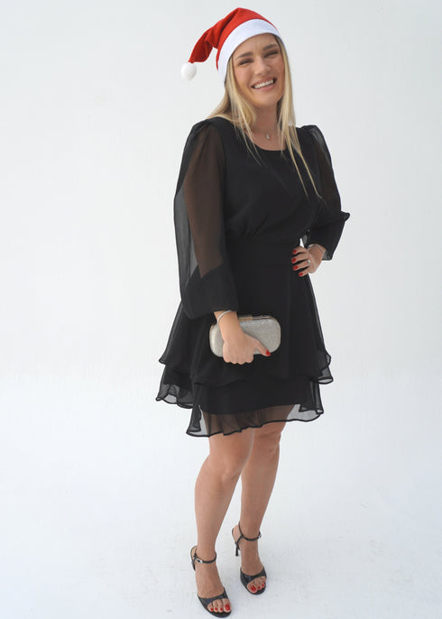 The Dream Dress - Midnight Black dubai outfit dress brunch fashion mums